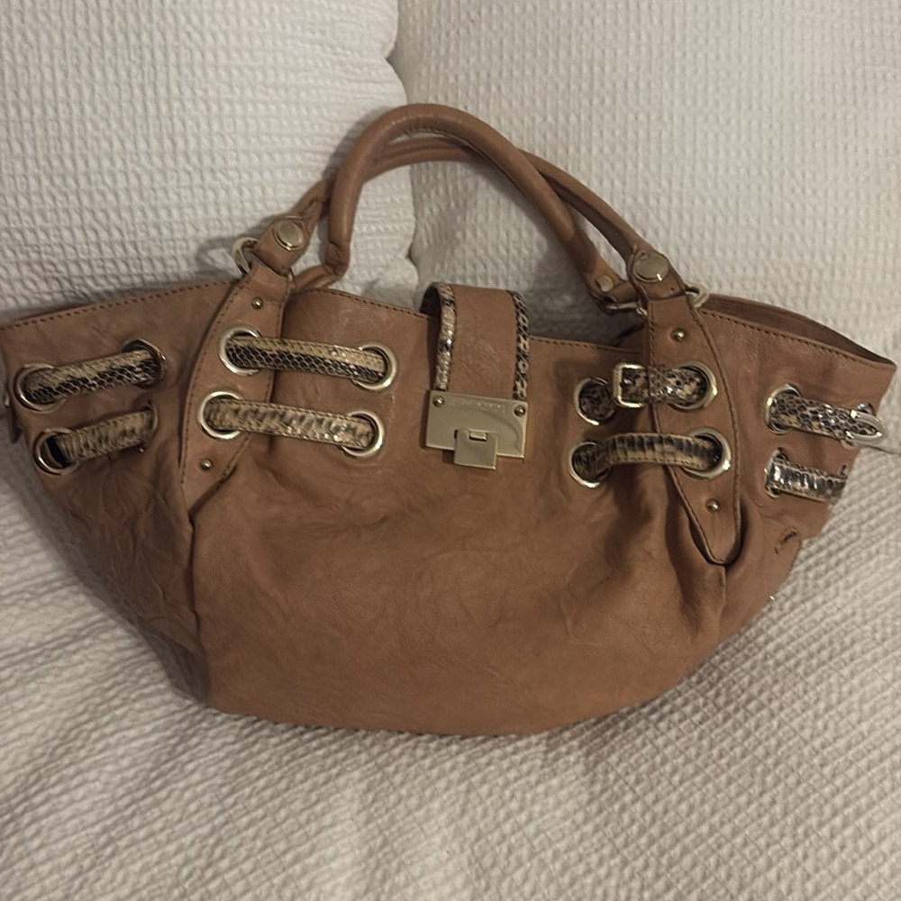 Jimmy Choo Ramona brown leather purse - Picture 2 of 15